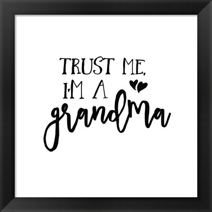 Framed Grandma Inspiration I Print