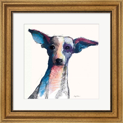 Framed Thor Watercolor Pastel Print