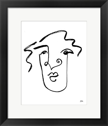 Framed Making Faces VIII Print