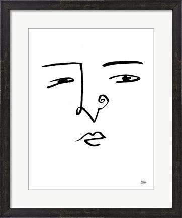 Framed Making Faces VII Print