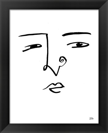 Framed Making Faces VII Print