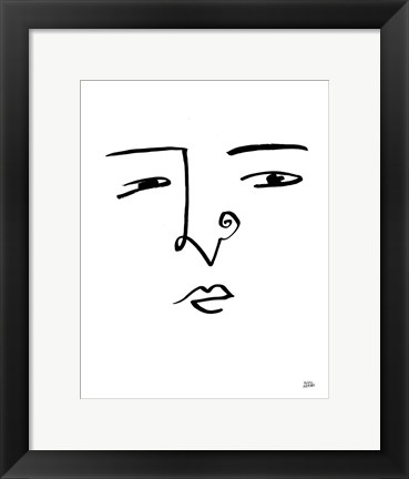 Framed Making Faces VII Print