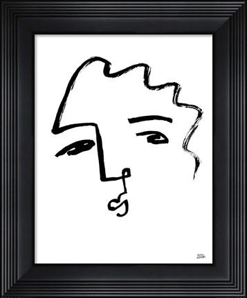 Framed Making Faces IX Print