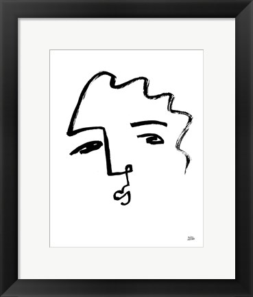 Framed Making Faces IX Print