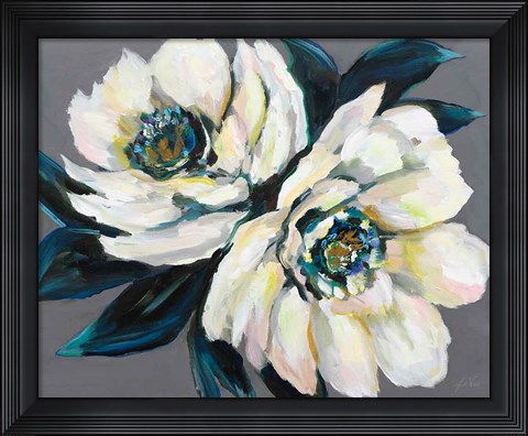 Framed Peonies Print