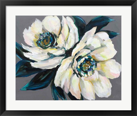 Framed Peonies Print