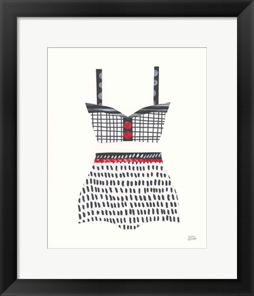 Framed Bathing Beauty IV Print