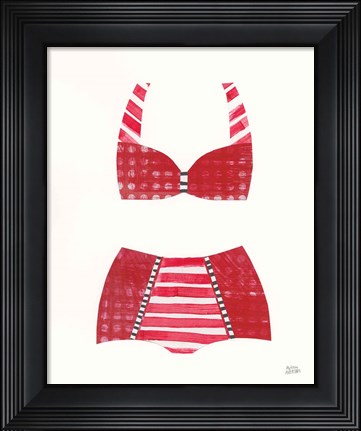 Framed Bathing Beauty II Print