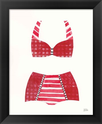 Framed Bathing Beauty II Print