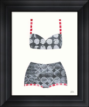 Framed Bathing Beauty I Print