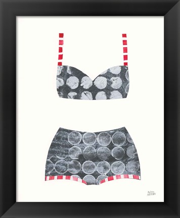 Framed Bathing Beauty I Print