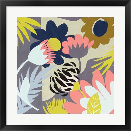 Framed Groovy Garden Print