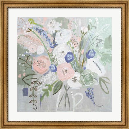 Framed Floral Elegance Print