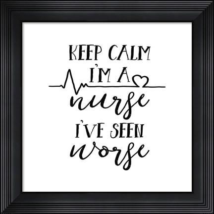 Framed Nurse Inspiration II Print