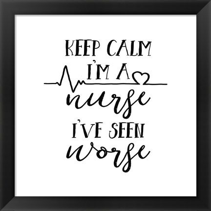 Framed Nurse Inspiration II Print