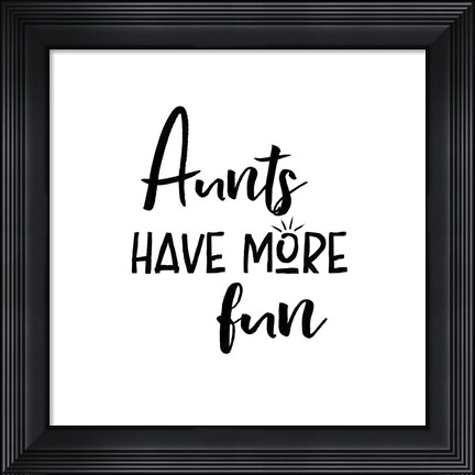 Framed Aunt Inspiration II Print