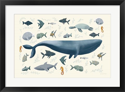 Framed Ocean Life Print