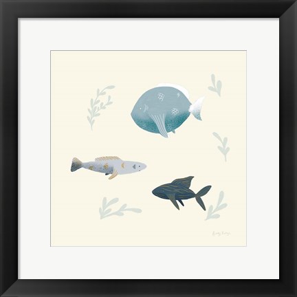 Framed Ocean Life Fish Print