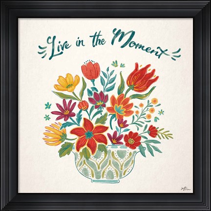Framed Happy Thoughts II Print