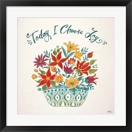 Framed Happy Thoughts III Print