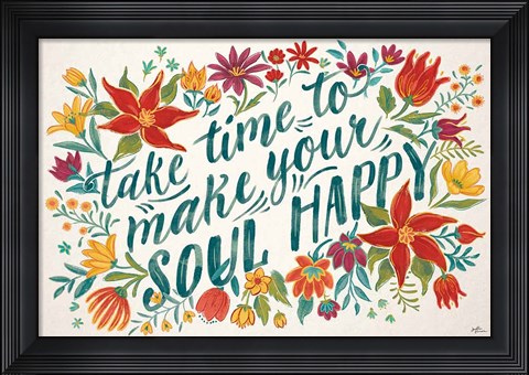 Framed Happy Thoughts I Print