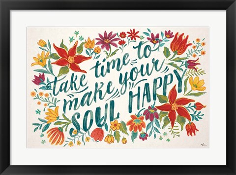 Framed Happy Thoughts I Print