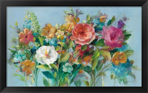 Framed Country Florals Print