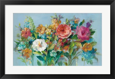 Framed Country Florals Print