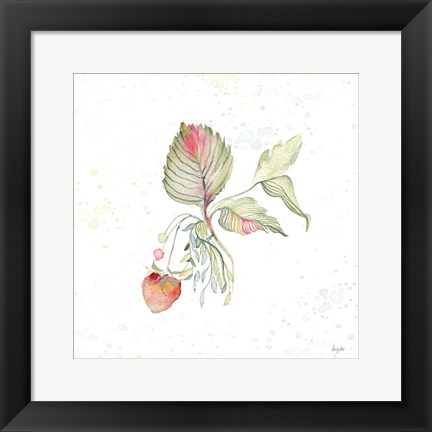 Framed Botticelli Plants V Print