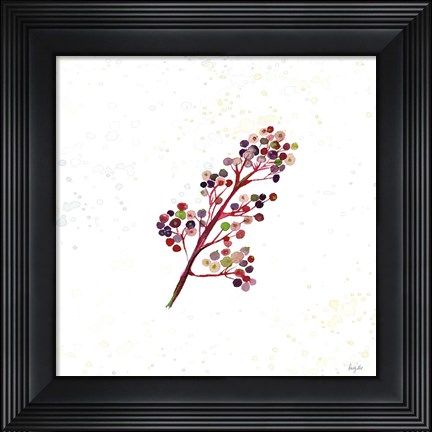 Framed Botticelli Plants IV Print