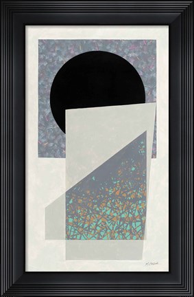 Framed Full Moon I v2 Print