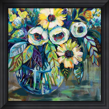 Framed Blue Light Print