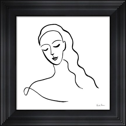 Framed Faces III Print
