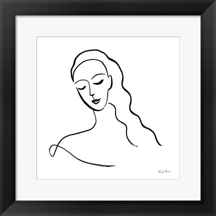 Framed Faces III Print