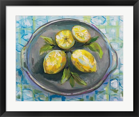 Framed Lemons Print