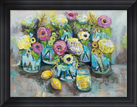 Framed When Life Gives You Lemons Print