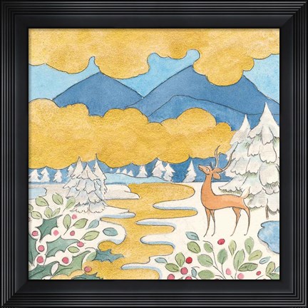 Framed Riverside IV Print