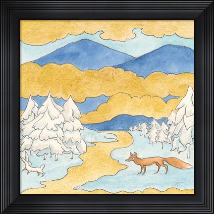 Framed Riverside III Print