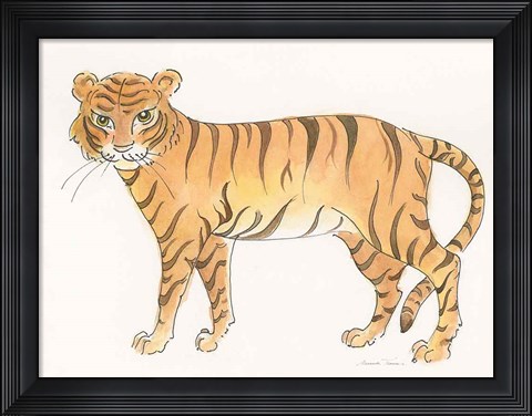 Framed Big Cats III Print