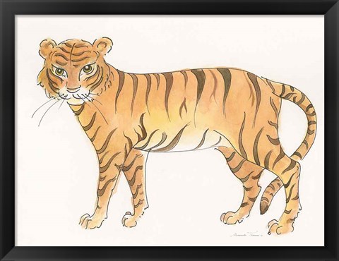 Framed Big Cats III Print