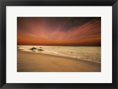 Framed Marthas Vineyard Beach III Print