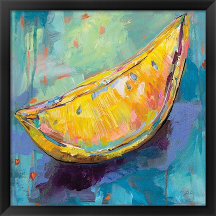 Framed Lemon Wedge Print