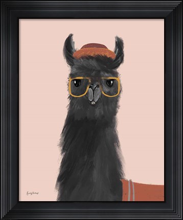 Framed Delightful Alpacas IV Print