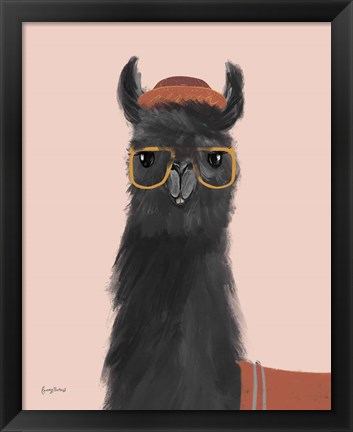 Framed Delightful Alpacas IV Print