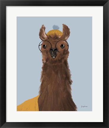 Framed Delightful Alpacas III Print