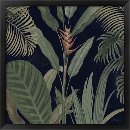 Framed Dramatic Tropical II Light Print