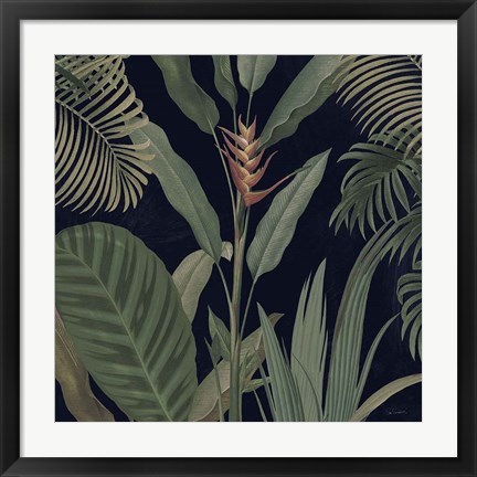 Framed Dramatic Tropical II Light Print