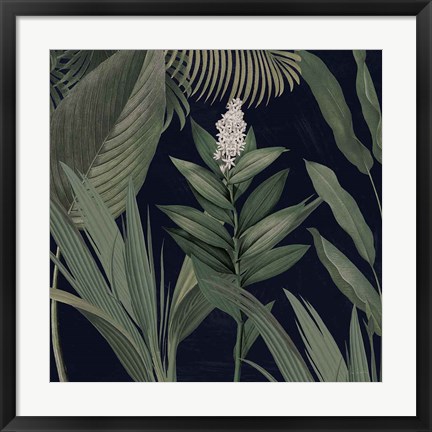 Framed Dramatic Tropical I Light Print