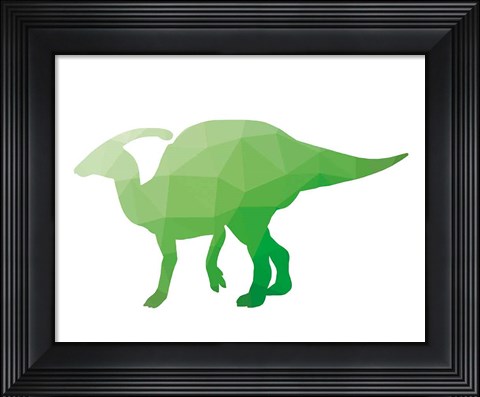 Framed Geo Dinosaur IV Print