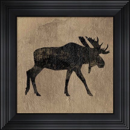 Framed Brown Lodge III Print